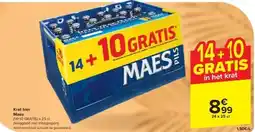 Carrefour Krat bier Maes aanbieding