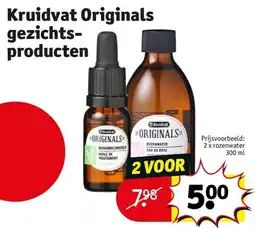 Kruidvat Kruidvat Originals gezichtsproducten aanbieding