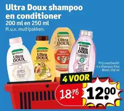 Kruidvat Ultra Doux shampoo en conditioner aanbieding
