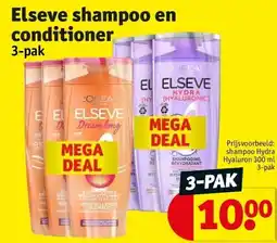Kruidvat Elseve shampoo en conditioner aanbieding