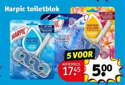 Kruidvat Harpic toiletblok aanbieding
