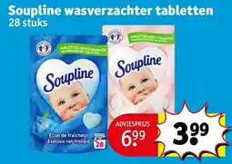 Kruidvat Soupline wasverzachter tabletten aanbieding
