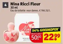 Kruidvat Nina Ricci Fleur aanbieding