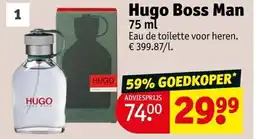 Kruidvat Hugo Boss Man aanbieding