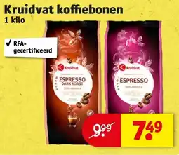 Kruidvat Kruidvat koffiebonen aanbieding