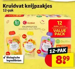Kruidvat Kruidvat knijpzakjes aanbieding