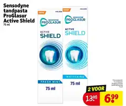 Kruidvat Sensodyne tandpasta ProGlasur Active Shield aanbieding