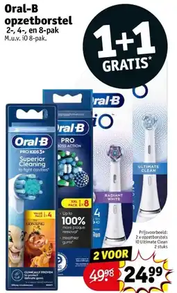 Kruidvat Oral-B opzetborstel aanbieding