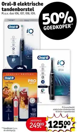 Kruidvat Oral-B elektrische tandenborstel aanbieding