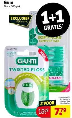 Kruidvat Gum aanbieding
