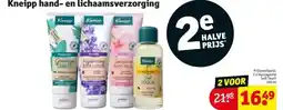 Kruidvat Kneipp hand- en lichaamsverzorging aanbieding
