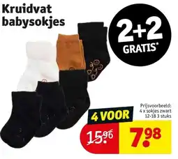 Kruidvat Kruidvat babysokjes aanbieding