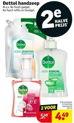 Kruidvat Dettol handzeep aanbieding