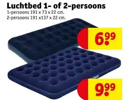 Kruidvat Luchtbed 1- of 2-persoons aanbieding