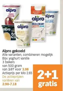 Albert Heijn Alpro gekoeld aanbieding