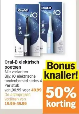 Albert Heijn Oral-B elektrisch poetsen aanbieding
