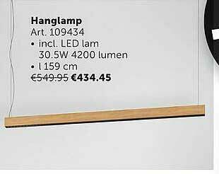 Zelfbouwmarkt Hanglamp aanbieding