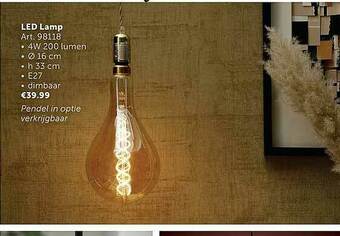 Zelfbouwmarkt Led Lamp aanbieding