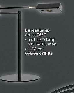 Zelfbouwmarkt Bureaulamp aanbieding