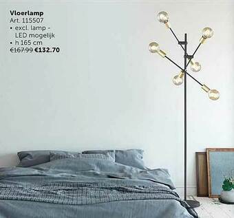Zelfbouwmarkt Vloerlamp aanbieding