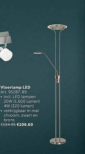 Zelfbouwmarkt Vloerlamp Led aanbieding