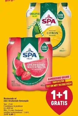 Delhaize Bruisende of niet-bruisende limonade aanbieding