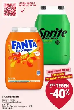 Delhaize Bruisende drank aanbieding