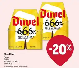 Delhaize Blond bier aanbieding