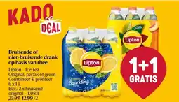Delhaize Bruisende of niet-bruisende drank op basis van thee aanbieding