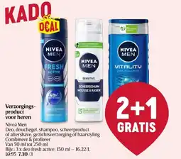 Delhaize Verzorgingsproduct voor heren aanbieding