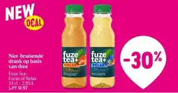 Delhaize Niet-bruisende drank op basis % van thee aanbieding