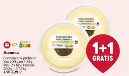 Delhaize Hummus aanbieding