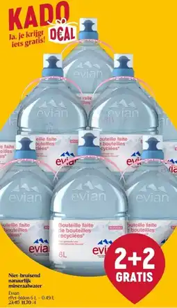 Delhaize Niet-bruisend natuurlijk mineraalwater aanbieding