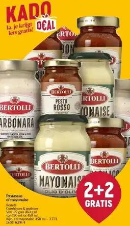 Delhaize Pastasaus of mayonaise aanbieding