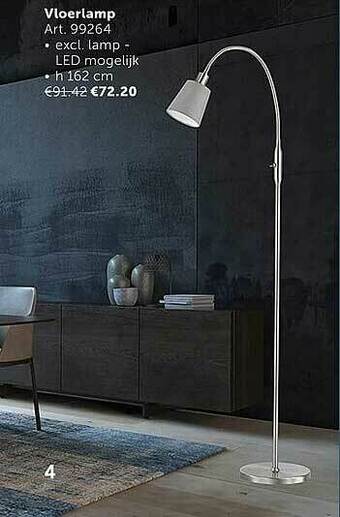 Zelfbouwmarkt Vloerlamp aanbieding