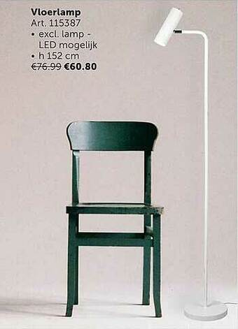 Zelfbouwmarkt Vloerlamp aanbieding