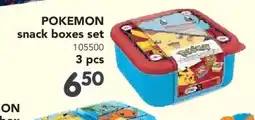 POKEMON snack boxes set