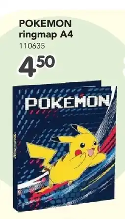 Happyland POKEMON ringmap A4 aanbieding