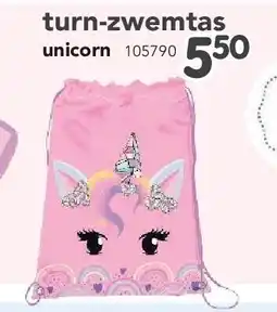 Happyland turn-zwemtas unicorn aanbieding