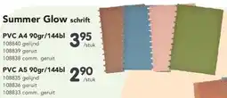 Happyland Summer Glow schrift PVC A4 90gr/144bl aanbieding