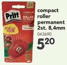 Happyland compact roller permanent 2st. 8,4mm aanbieding