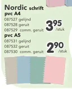 Happyland Nordic schrift pvc A4 aanbieding