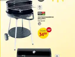 Brico Central Park barbecue New Florida Party BBQ 137x63cm grijs aanbieding
