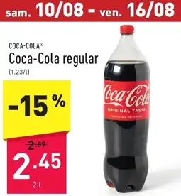 ALDI Coca-Cola regular 2L aanbieding