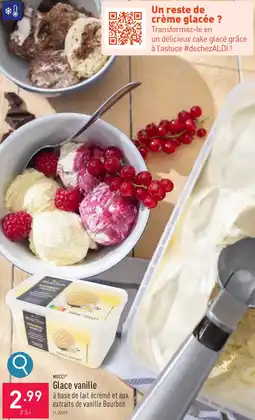 ALDI MUCCI Glace vanille 2.5L aanbieding