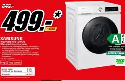 MediaMarkt SAMSUNG WW90DB7U34GWU3 Wasmachine voorlader aanbieding