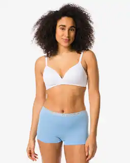 HEMA HEMA Damesshortie Naadloos Met Kant Blauw (blauw) aanbieding