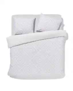 HEMA HEMA Dekbedovertrek Zacht Katoen 240x200/220 Boho Taupe En Zwart (taupe) aanbieding