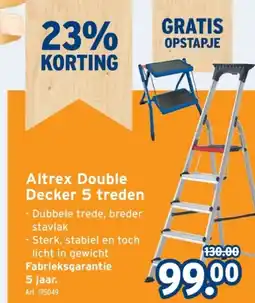 GAMMA Altrex Double Decker 5 treden aanbieding