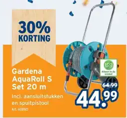 GAMMA Gardena AquaRoll S Set 20 m aanbieding